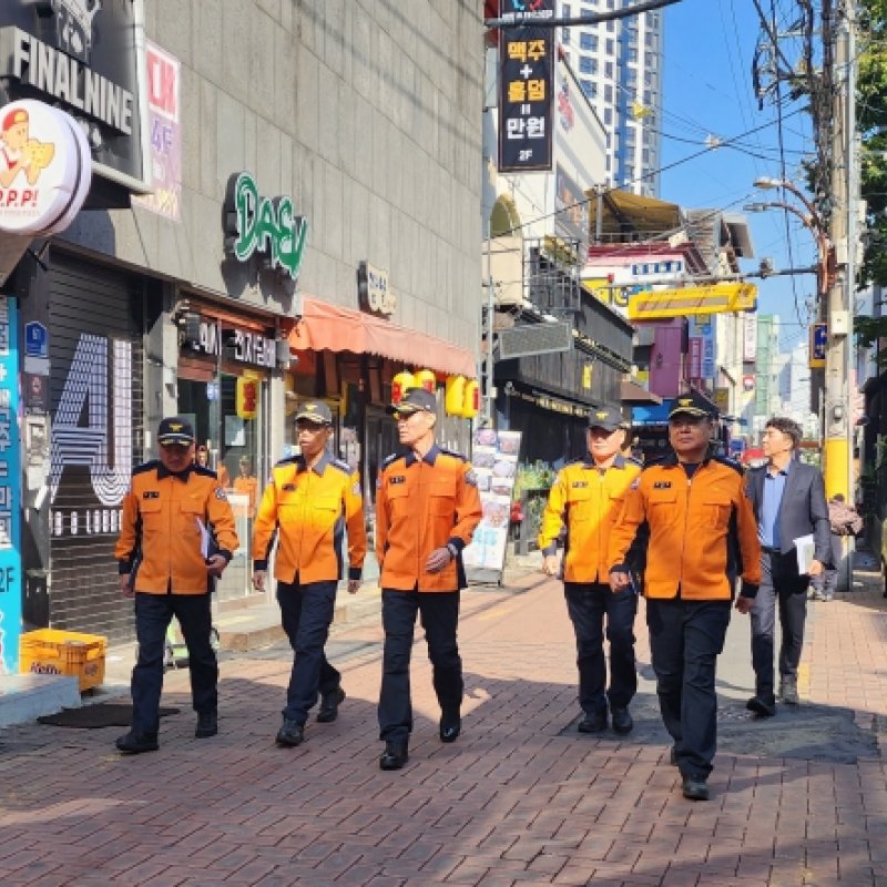대구소방, 핼러윈 앞두고 동성로 클럽골목 현장 점검